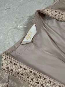 Shimmering Gold Ethnic Co-ord Set