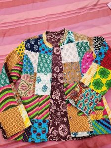 Patchwork Print Jacket