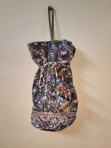 Embroidered Potli Bag/ batua set