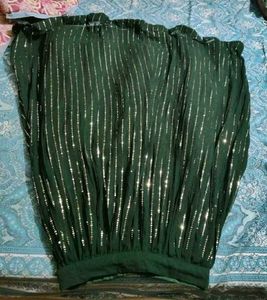 Stunning Emerald Green Lehenga Choli