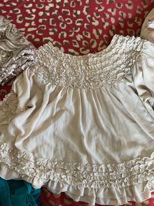 Boho Ruffle Off-Shoulder Top