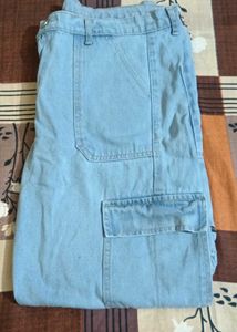 Blue Cargo Jeans