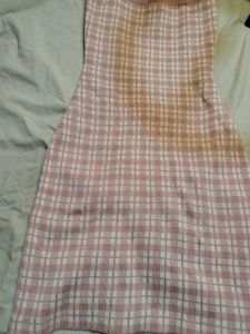 Pink Gingham Knit dress