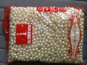 Bag of White Pearl Beads