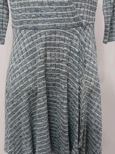 Stylish Striped V-Neck Dress