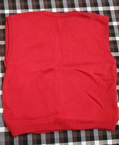 Red Graphic Crop Top