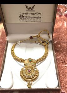 Exquisite Gold-Tone Necklace Unused