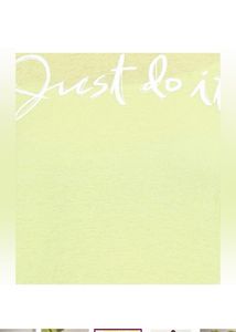 Nike Women Printed Round Neck Light Green T Shirt