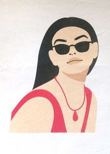 Graphic Print White T-Shirt