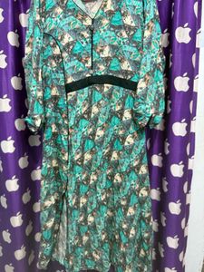 Vibrant Geometric Print Kurti