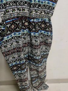 TREND IF BRAND SMALL SIZE JUMPSUIT With Pink Kurti Combo Pack