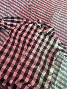 Classic Black & White Checkered Shirt