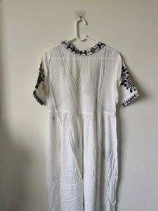 Embroidered White one piece