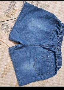 Blue Denim Shorts for pretty girl