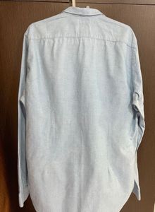 Zara Man Light Blue Slim Fit Shirt