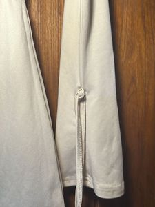 Elegant Cream Square Neck Dress