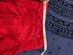 Cute Red Skater Skirt