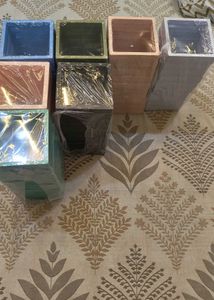 Modern Square Green Organisers - Set of 10