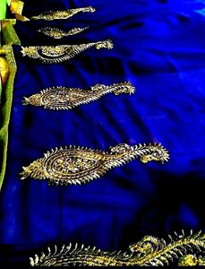 Royal Blue Saree(Completely New)