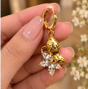 Gold Plated Butterfly Pendant &amp; Earring Set