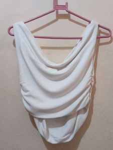 Chic White Off-Shoulder Top