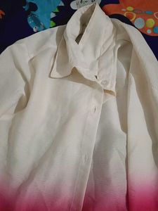 Ombre Button-Up Shirt