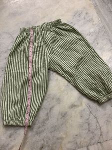 Striped Cotton Palazzo Pants