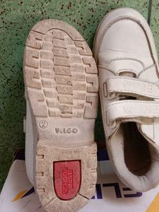 White Velcro Sneakers