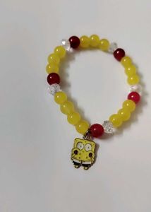 Beaded Spongebob Bracelet