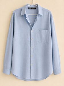 Zara - Oversized Linen Shirt