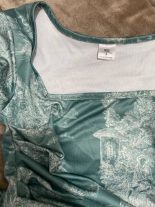 Sea Green Princess Y2k Top