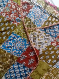 Bohemian Patchwork Kurta Top