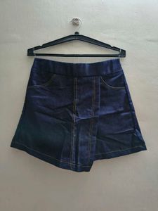Denim Skort