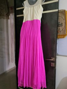 Baby Pink  Floor Length Gawn.