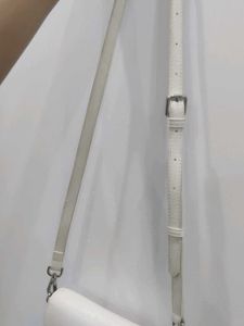 Chic White Chain Shoulder Bag
