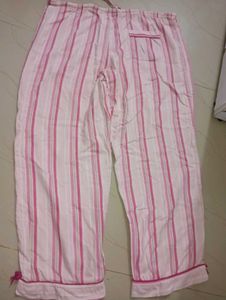 Pink Striped Pajama Pants