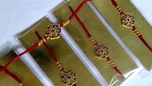 Designer Rakhis for Rakshabandhan combo of 5 piece