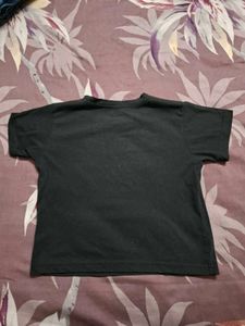 Black "Brooklyn 1898" Graphic Crop Top / Baby Tee