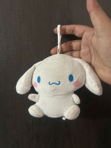 Cinnamoroll plush keychain from Sanrio with long