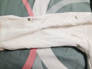 Cream Long Sleeve Top