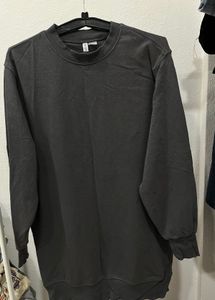Dark Grey Long Sleeve Sweatshirt