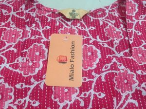 New With Tag Square neck Floral Print Kurta