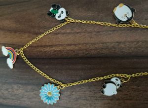 Cute Panda &amp; Penguin Charm Necklace