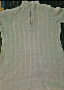 Men's White lining Kurta