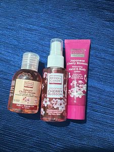 BRAYAN AND CANDY BATH SET CHERRY BLOSSOM