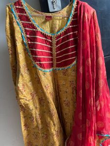 Beautiful Yellow Floral sharara set