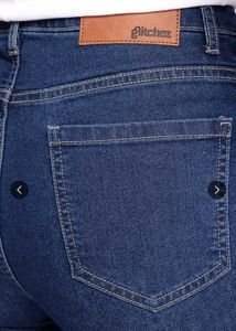 High-Waisted Boot cut Jeans with Slit