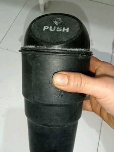 Car Trash Can with Push Lid