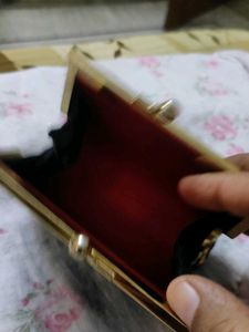 Elegant Black Clasp Clutch