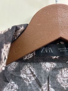 Stylish Printed Black Shirt size:M(Brand new )